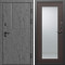 Входная дверь Termo-Door Вертикаль Бетон Темный - Зеркало Триумф венге