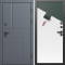 Входная дверь Termo-Door Вертикаль Грей - Гладкая Панель Под Покраску (грунт)