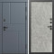 Входная дверь Termo-Door Вертикаль Грей - Горизонт бетон светлый