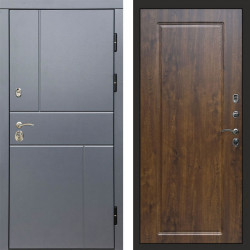 Входная дверь Termo-Door Вертикаль Grey - Гранд Дуб