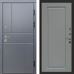 Входная дверь Termo-Door Вертикаль Grey - Гранд Grey софт