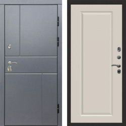 Входная дверь Termo-Door Вертикаль Grey - Гранд Слоновая кость