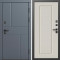 Входная дверь Termo-Door Вертикаль Грей - Гранд Слоновая кость