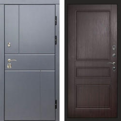 Входная дверь Termo-Door Вертикаль Grey - Классика венге