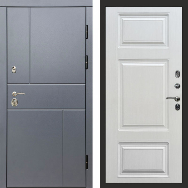 Входная дверь Termo-Door Вертикаль Grey - Лион Лиственница