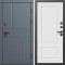 Входная дверь Termo-Door Вертикаль Грей - Марсель Белый софт