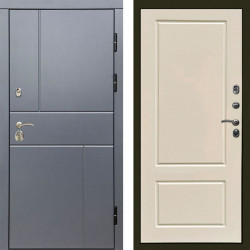 Входная дверь Termo-Door Вертикаль Grey - Марсель Слоновая кость
