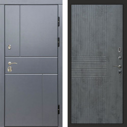 Входная дверь Termo-Door Вертикаль Grey - Мастино Бетон темный