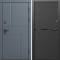 Входная дверь Termo-Door Вертикаль Грей - Нео Black