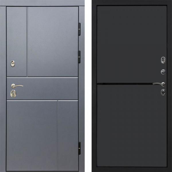 Входная дверь Termo-Door Вертикаль Grey - Нео Графит