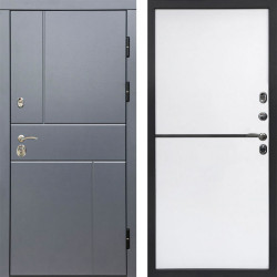 Входная дверь Termo-Door Вертикаль Grey - Нео White