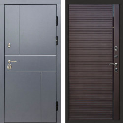 Входная дверь Termo-Door Вертикаль Grey - Porte Шоколад