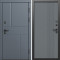 Входная дверь Termo-Door Вертикаль Грей - Страйп Грей Софт