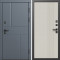 Входная дверь Termo-Door Вертикаль Грей - Страйп Слоновая Кость