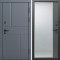 Входная дверь Termo-Door Вертикаль Грей - Зеркало Фацет Grey софт