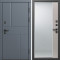 Входная дверь Termo-Door Вертикаль Грей - Зеркало Фацет Капучино