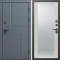 Входная дверь Termo-Door Вертикаль Грей - Зеркало лиственница