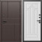 Входная дверь Termo-Door Вертикаль Венге - Арка белое дерево