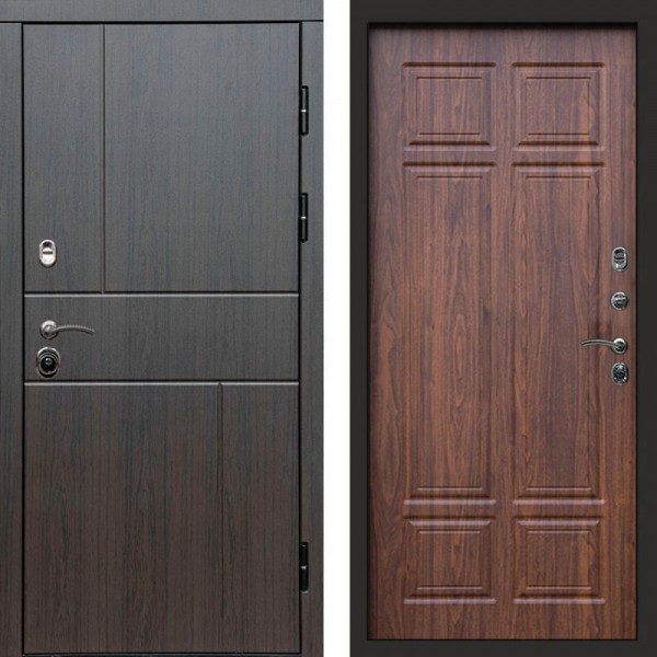 Входная дверь Termo-Door Вертикаль Венге - Без серии Орех премиум