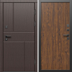 Входная дверь Termo-Door Вертикаль Венге - Флэт Дуб