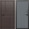 Входная дверь Termo-Door Вертикаль Венге - Флэт Grey софт