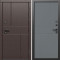 Входная дверь Termo-Door Вертикаль Венге - Горизонт Grey софт