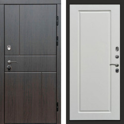 Входная дверь Termo-Door Вертикаль Венге - Гранд Белый софт