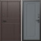Входная дверь Termo-Door Вертикаль Венге - Гранд Grey софт