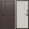 Входная дверь Termo-Door Вертикаль Венге - Гранд Слоновая кость