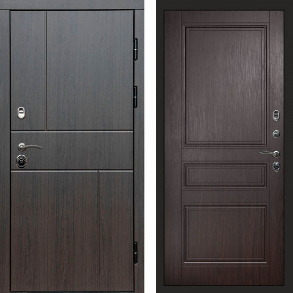 Входная дверь Termo-Door Вертикаль Венге - Классика венге