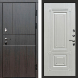 Входная дверь Termo-Door Вертикаль Венге - Мадрид Лиственница