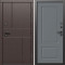 Входная дверь Termo-Door Вертикаль Венге - Марсель Grey софт