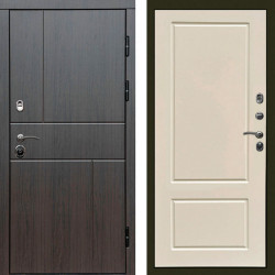 Входная дверь Termo-Door Вертикаль Венге - Марсель Слоновая кость