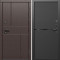 Входная дверь Termo-Door Вертикаль Венге - Нео Black