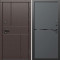 Входная дверь Termo-Door Вертикаль Венге - Нео Графит