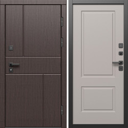 Входная дверь Termo-Door Вертикаль Венге - Нео Классика Капучино