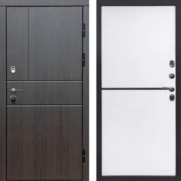 Входная дверь Termo-Door Вертикаль Венге - Нео White