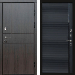 Входная дверь Termo-Door Вертикаль Венге - Porte black