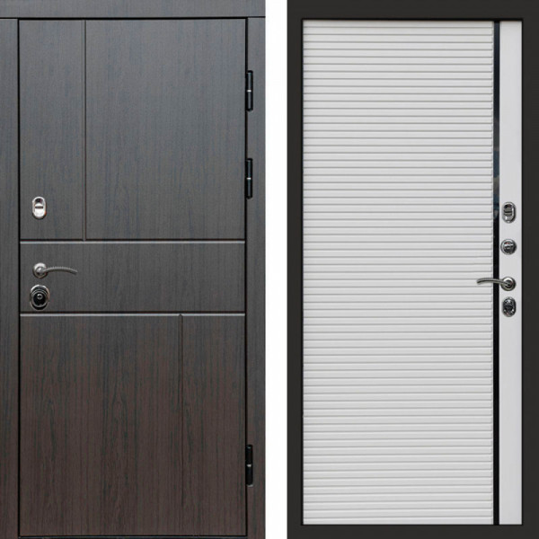 Входная дверь Termo-Door Вертикаль Венге - Porte white