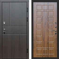 Входная дверь Termo-Door Вертикаль Венге - Престиж дуб