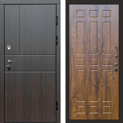 Входная дверь Termo-Door Вертикаль Венге - Спарта дуб