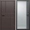 Входная дверь Termo-Door Вертикаль Венге - Зеркало Фацет Grey софт