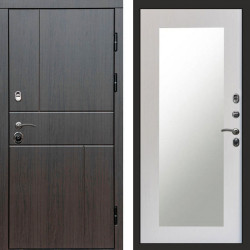 Входная дверь Termo-Door Вертикаль Венге - Зеркало Триумф лиственница