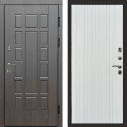 Входная дверь Termo-Door Виргиния Венге - Flat Белый софт