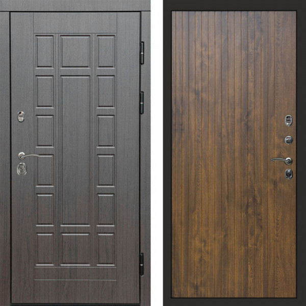 Входная дверь Termo-Door Виргиния Венге - Flat Дуб