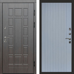 Входная дверь Termo-Door Виргиния Венге - Flat Grey софт