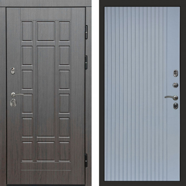 Входная дверь Termo-Door Виргиния Венге - Flat Grey софт