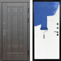 Входная дверь Termo-Door Виргиния Венге - Гладкая Панель Под Покраску Под покраску (грунт)