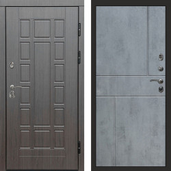 Входная дверь Termo-Door Виргиния Венге - Горизонт бетон темный