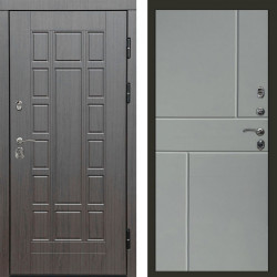 Входная дверь Termo-Door Виргиния Венге - Горизонт Grey софт